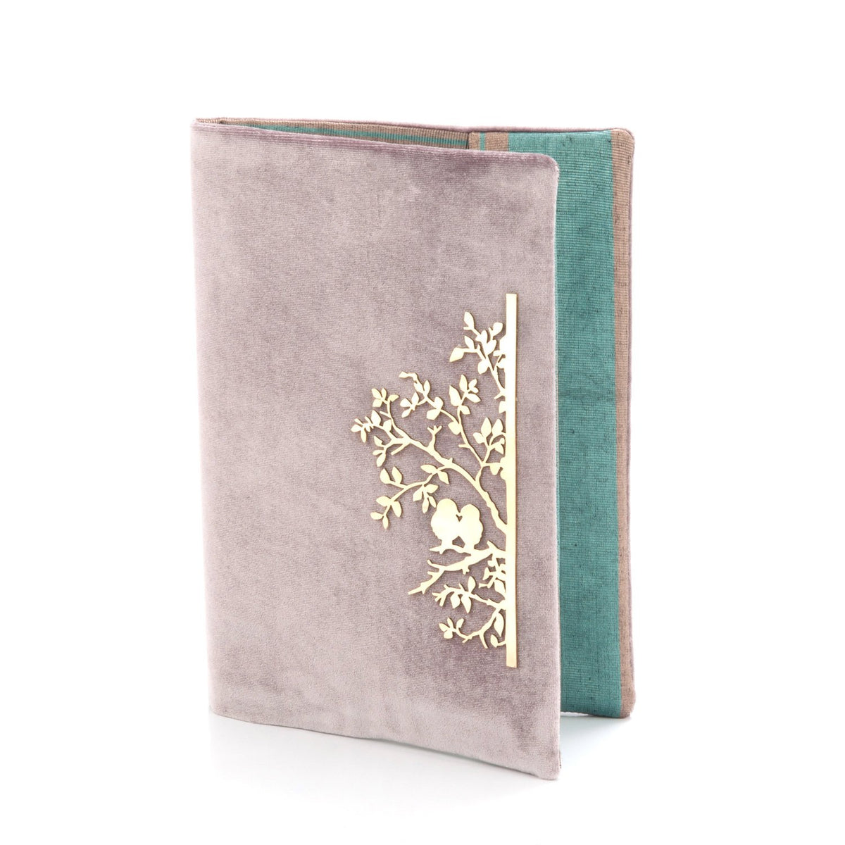 Güvercin Som Gümüş Ajanda / Defter Kabı Gri